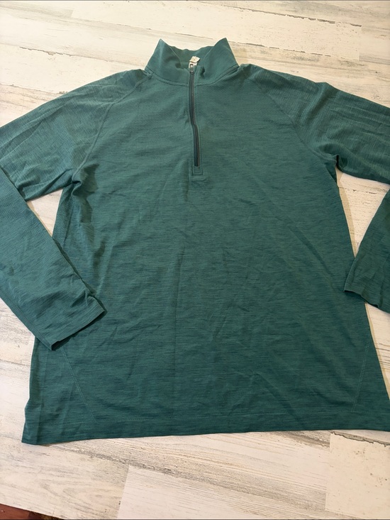 lululemon athletica Other - lululemon athletica Men's Teal Quarter-Zip Pullover Size Large